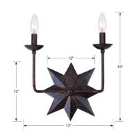 Picture of ASTRO - TWO LIGHT SCONCE