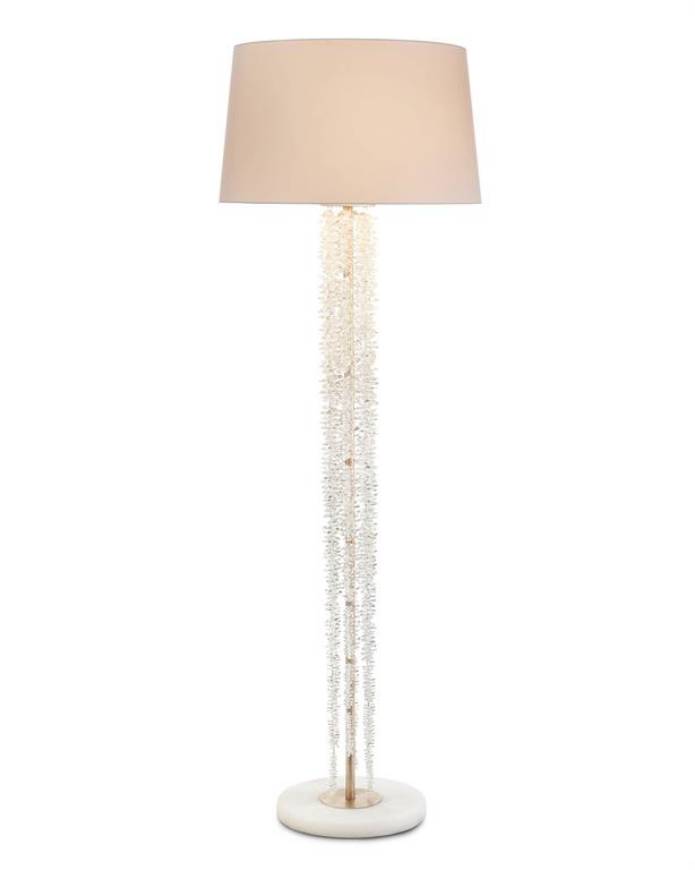 Picture of CASCADING CRYSTAL WATERFALL FLOOR LAMP