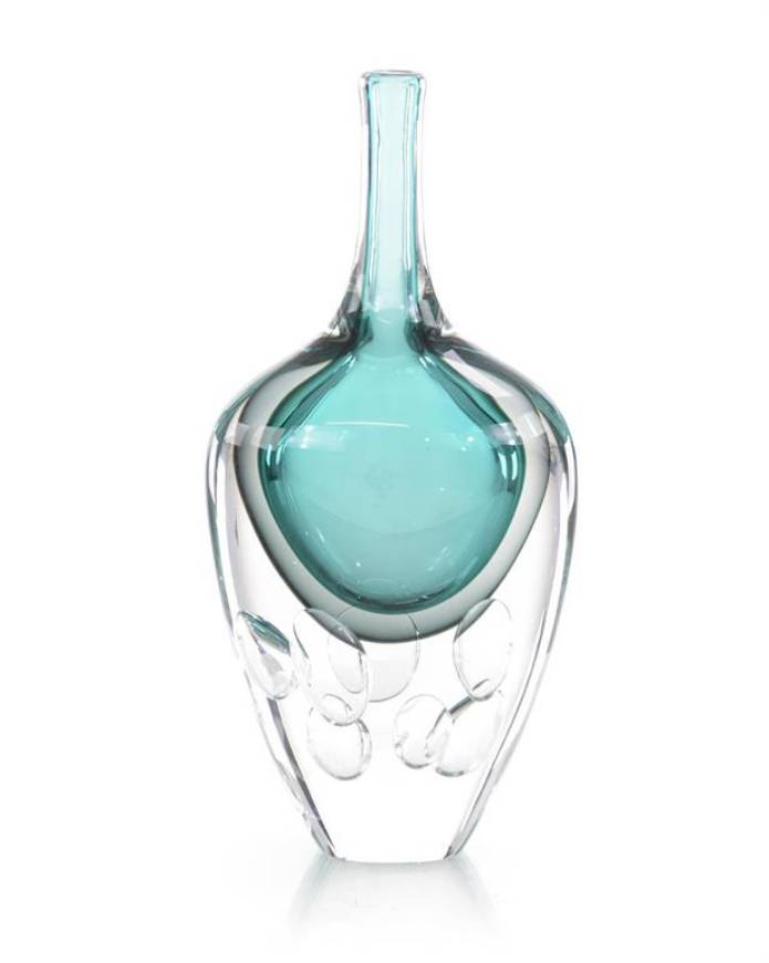 Picture of AZURE ART GLASS VASE