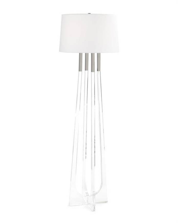 Picture of ACRYLIC FLOOR LAMP WITH POLISHED NICKEL