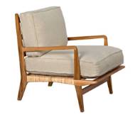 Picture of ALLISTER CHAIR, WHITE US MADE CUSHIONS