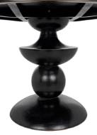 Picture of MARGOT DINING TABLE, HAND RUBBED BLACK