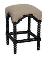 Picture of ABACUS COUNTER STOOL, HAND RUBBED BLACK
