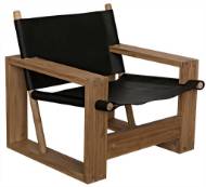 Picture of AGAMEMNON CHAIR, TEAK OF LEATHER