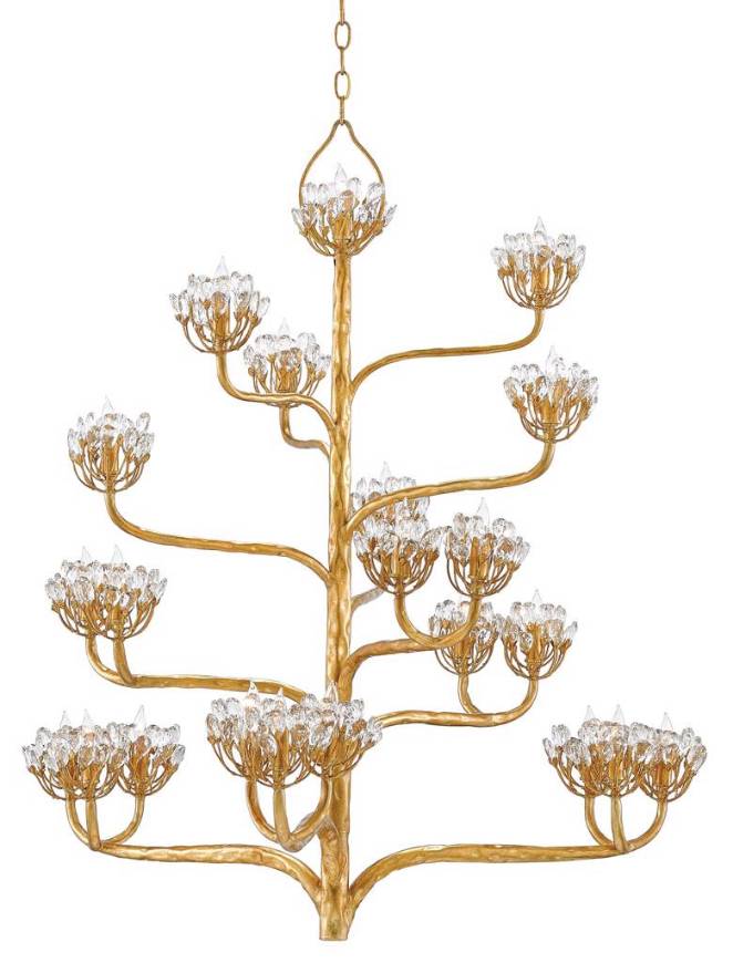 Picture of AGAVE AMERICANA GOLD CHANDELIER