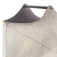Picture of ANDRES HAIR ON HIDE BASKET (GREY)