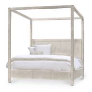 Picture of WOODSIDE CANOPY BED, KING, WHITE SAND