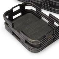 Picture of ROMO RATTAN TRAY BLACK