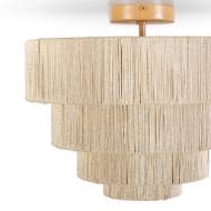 Picture of EVERLY SEMI FLUSH MOUNT, NATURAL