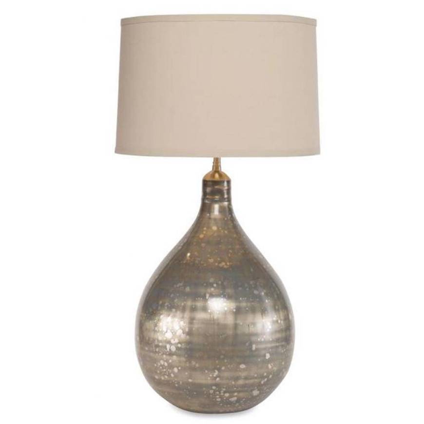 Picture of BALTHAZAR TABLE LAMP - SILVER SPOTTED BLUE